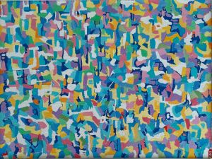 Abstraction, 2023., oil on canvas, 60x80 cm